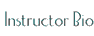 Instructor information